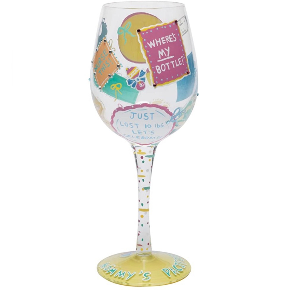New Mommy Wine Glass